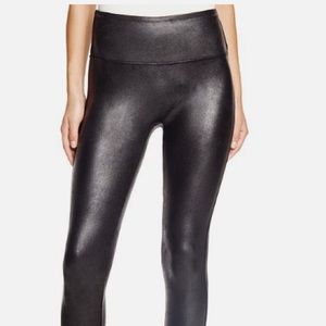 Spend Faux Leather Leggings Black